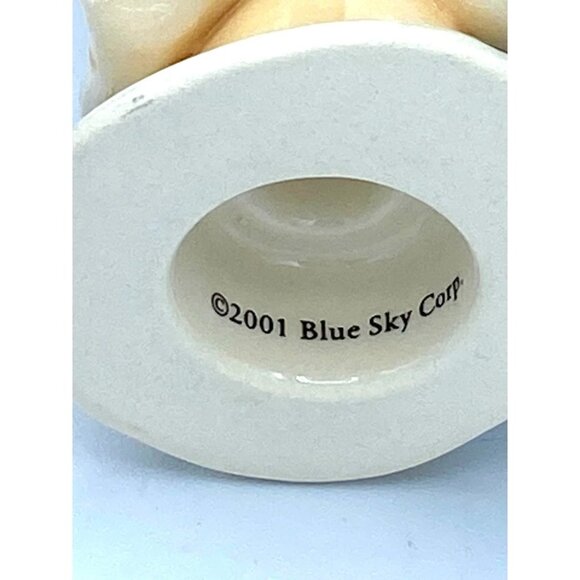 NWOT: VINTAGE CLAYWORKS CERAMIC ORNAMENT "Sisters Always / Yellow" - SA20294 - Picture 4 of 5